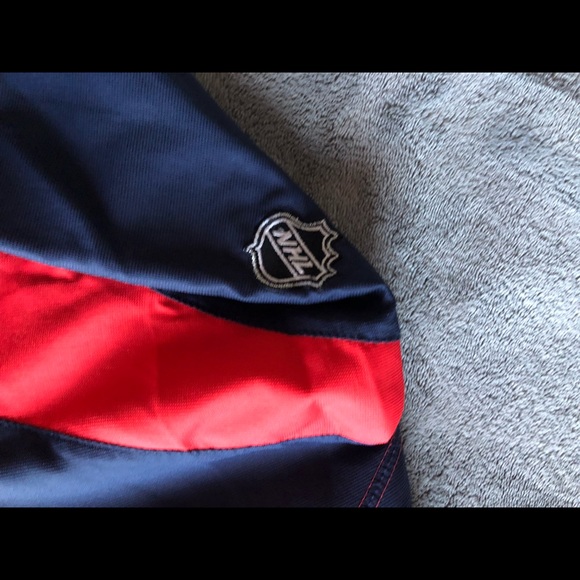 Columbus Blue Jackets Reebok Tracksuit Jacket - Picture 3 of 4